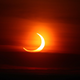 Solar eclipse 2021 as seen from Toronto, Canada on June 10, 2021